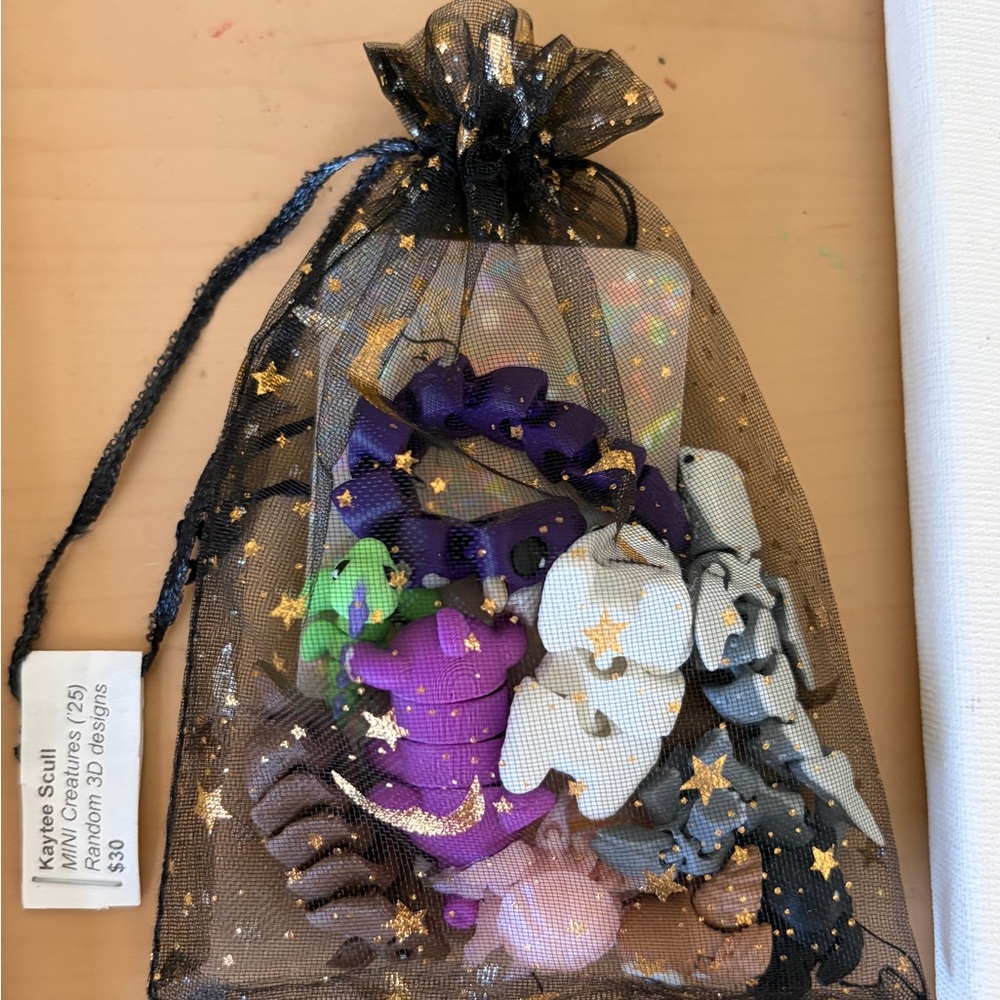 Mini Creature Bag - Assorted Color 3d Charms